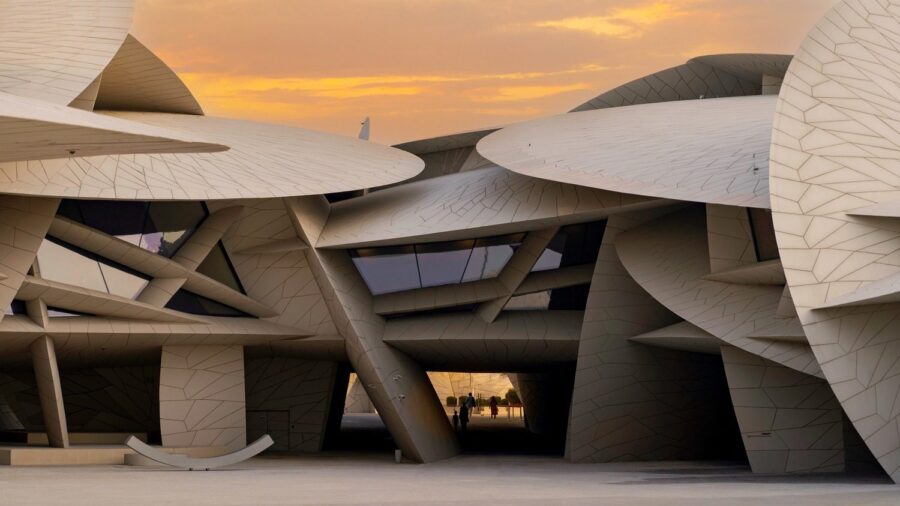 Doha,qatar may,06.2023,:,The,National,Museum,Of,Qatar,Is,A