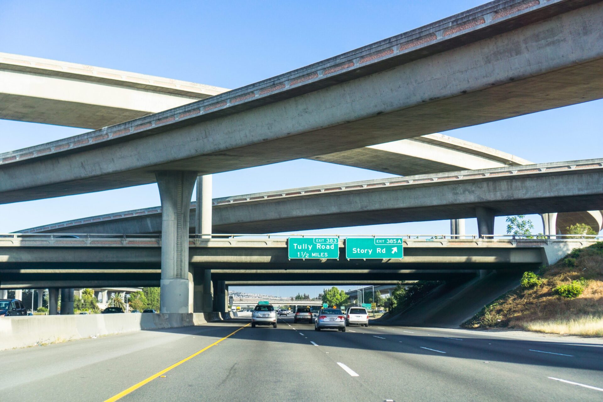 Freeway,Interchange,,South,San,Jose,,Santa,Clara,County,,San,Francisco