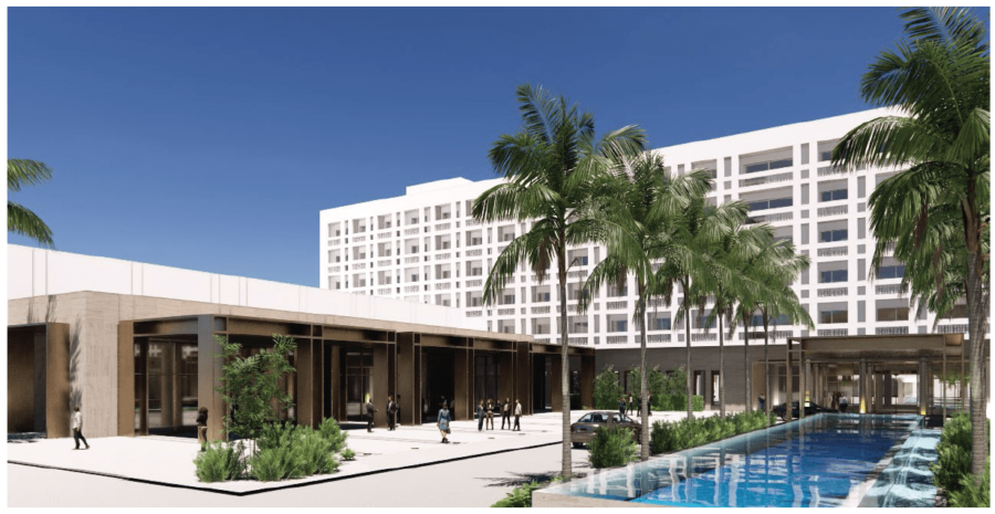 New Hotel Entrance