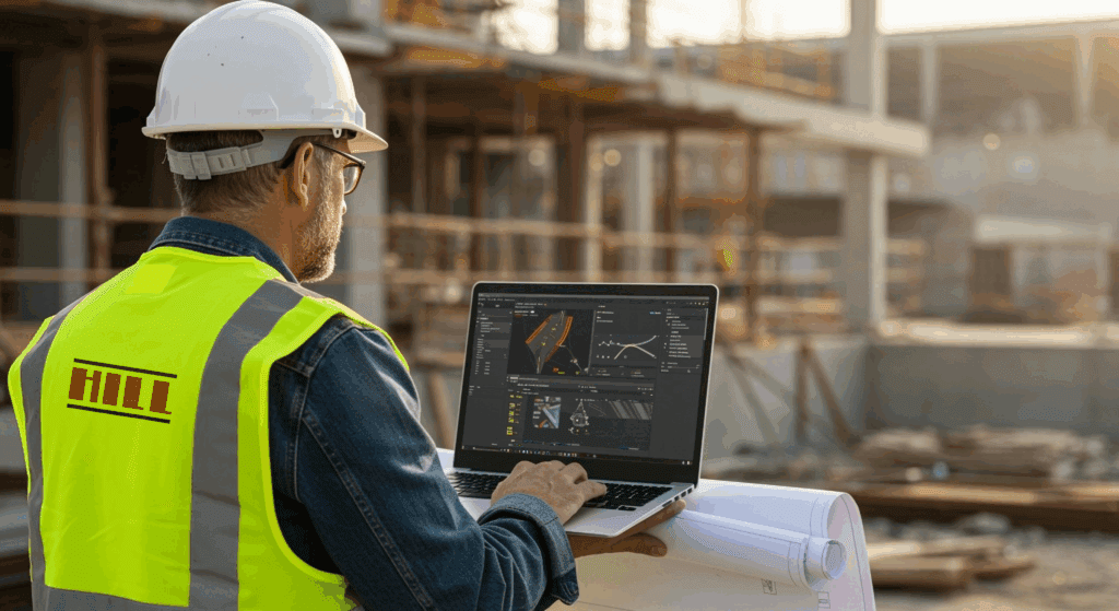 Engineer working