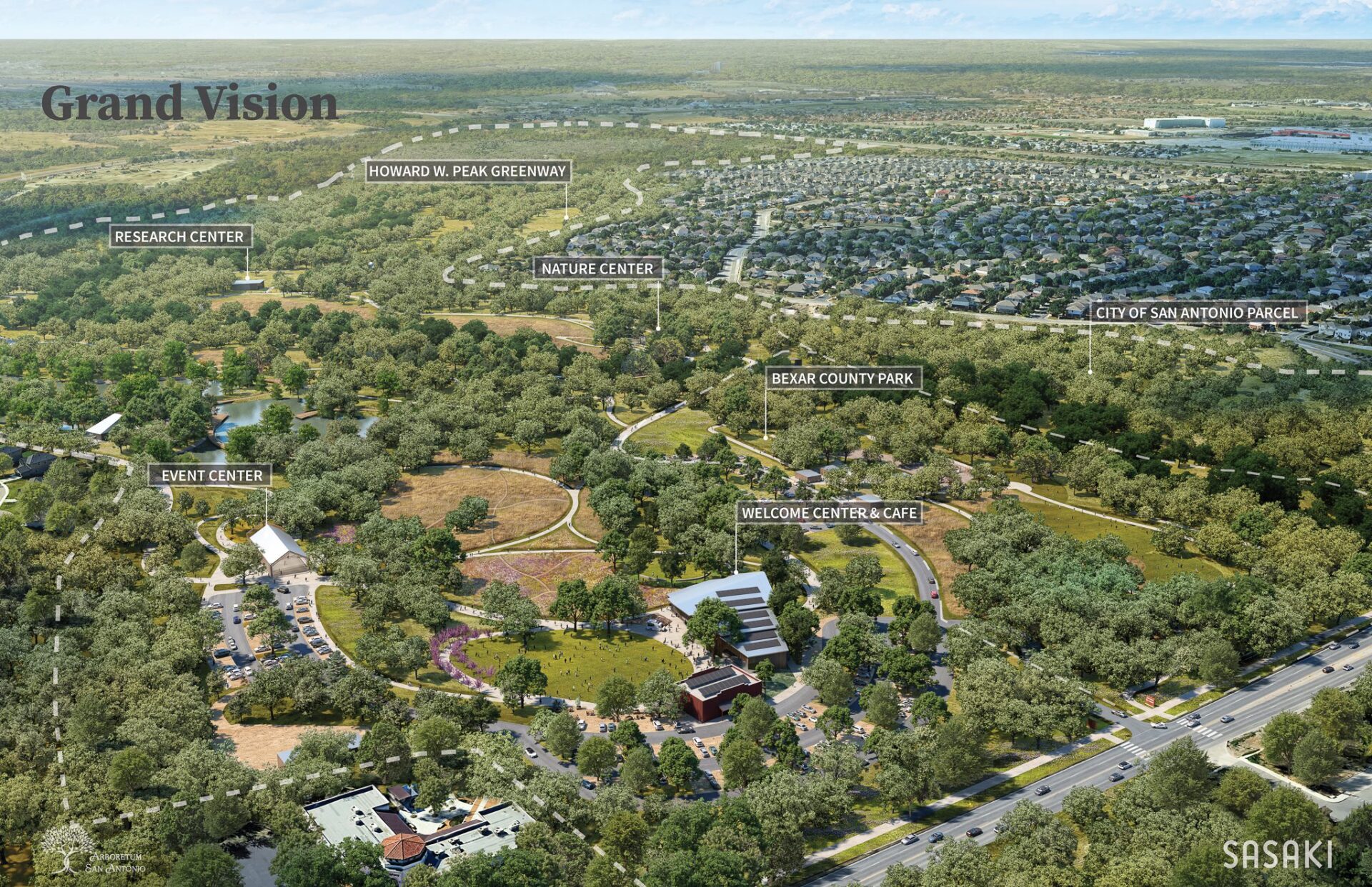 Arboretum San Antonio Rendering